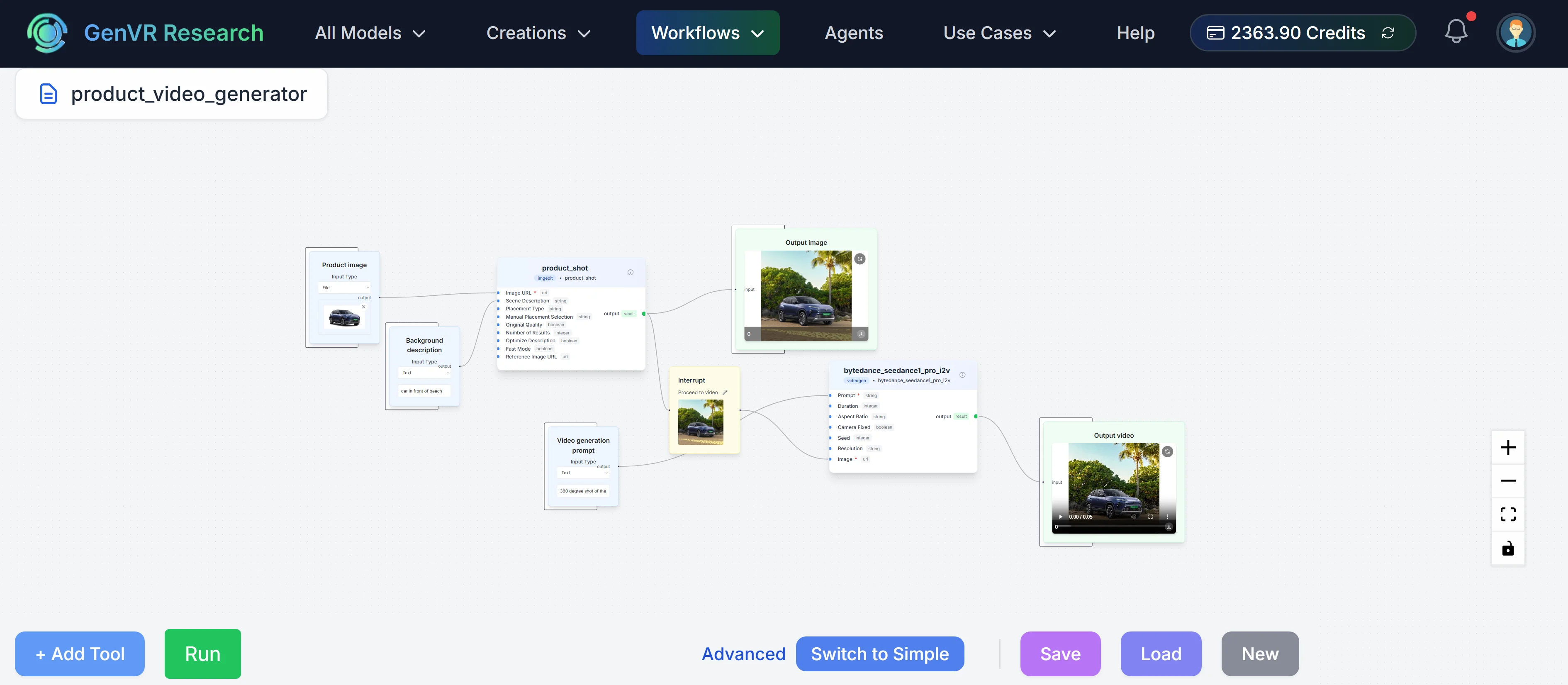 Workflow Interface